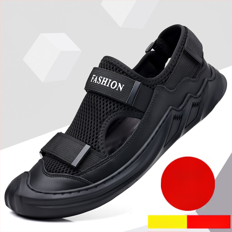 Sandale za muškarce, ljeto 2025., nove vijetnamske rimske cipele za plažu, Baotou mrežaste prozračne muške cipele za vanjsku ležernu upotrebu