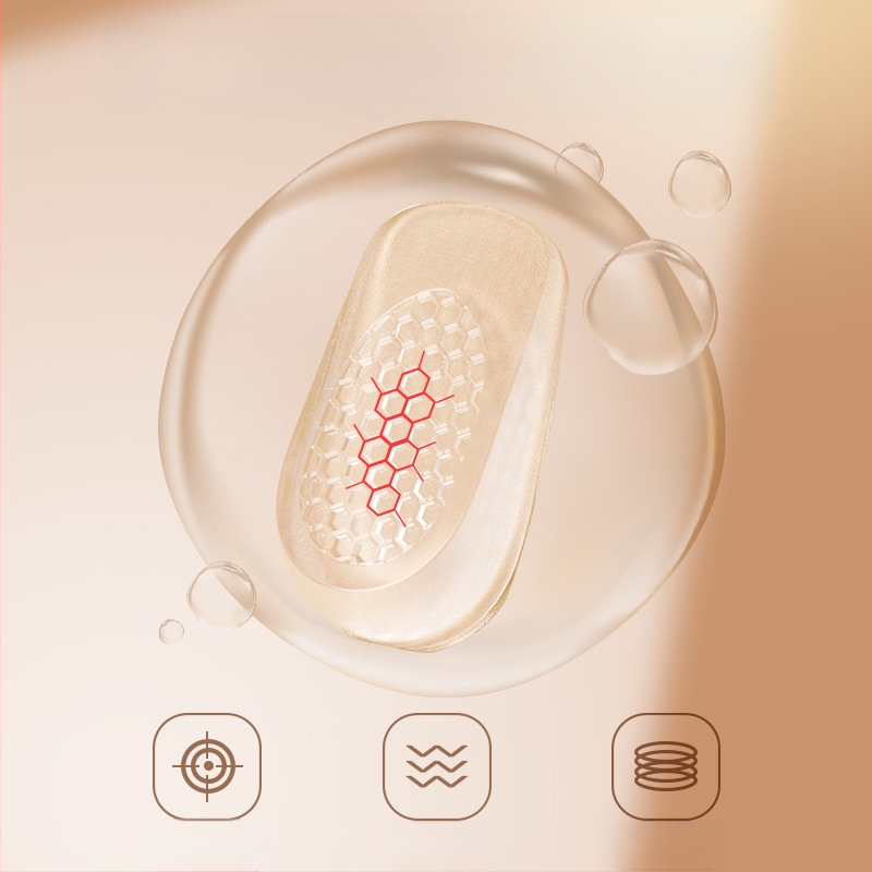 Sisemine kõrgendav sisetald Silikoonist sisemine nähtamatu kõrgendav kannapadi Poolpadi Kulumiskindel lööke neelav kannakõrgendav sisetald