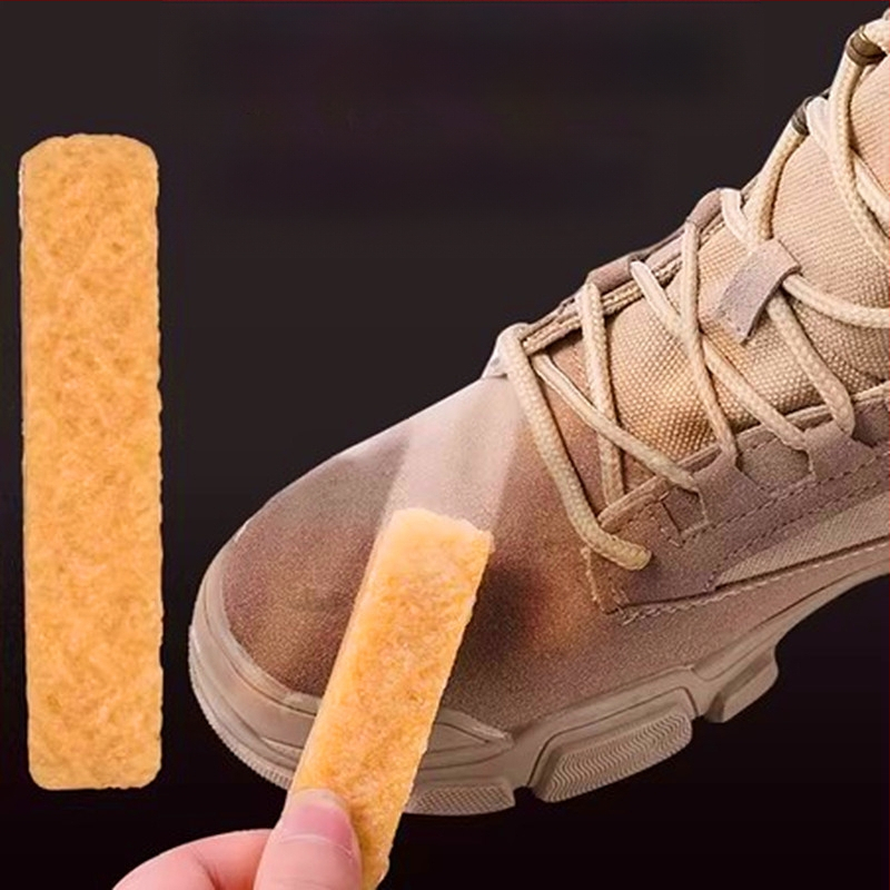 Originali „Jiefu Shi“ zomšos dėmių valymo servetėlė zomšiniams sniego batams, elnio odos valymo servetėlė, trintukas baltiems batams