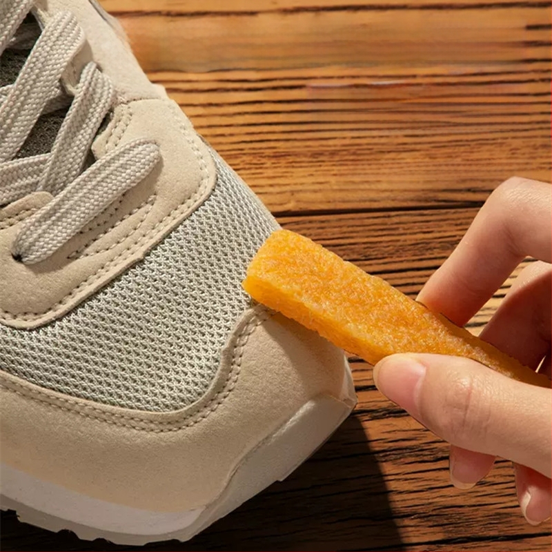 Originali „Jiefu Shi“ zomšos dėmių valymo servetėlė zomšiniams sniego batams, elnio odos valymo servetėlė, trintukas baltiems batams