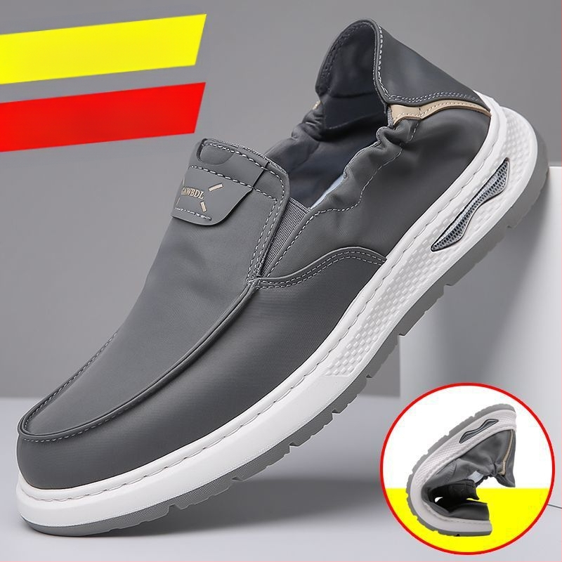 Meeste kingad jääsiidist lõuendikingad 2024. aasta uued hingavad deodorandid meeste vabaaja sõidukingad libisevad laisad kingad