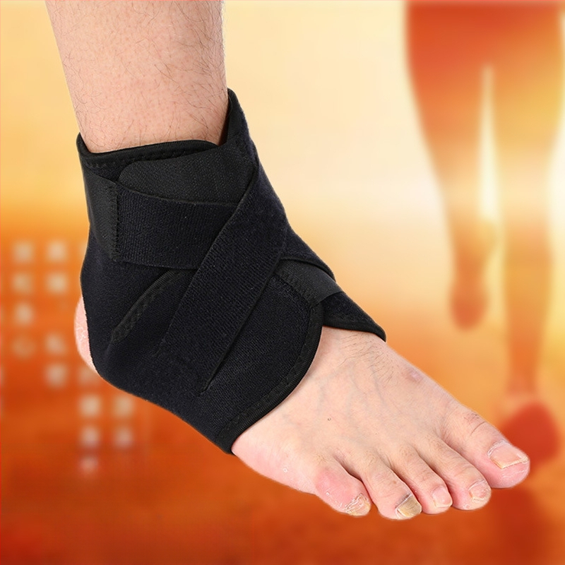 Kompresná športová ortéza na členok proti podvrtnutiu, priedušná, absorbujúca pot, teplá, fitness, ochranná, na členok, odpružená pre mužov a ženy