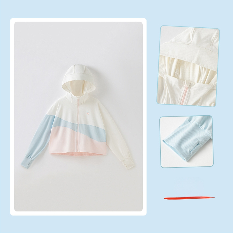 Mergaičių drabužiai nuo saulės, kūdikio apsiaustas, vasarinis paltas, apsaugantis nuo UV spindulių, vaikiški drabužiai nuo saulės