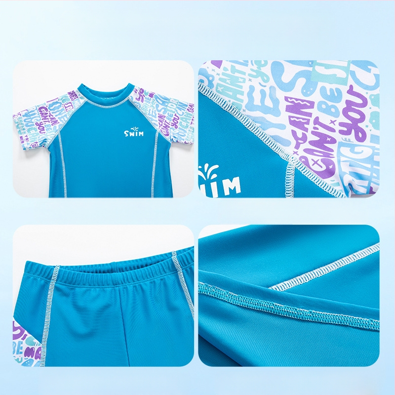 Nové detské plavky pre chlapcov 2025 Nové delené plavky pre chlapcov, profesionálne tréningové plavky, veľkoobchod s plavkami