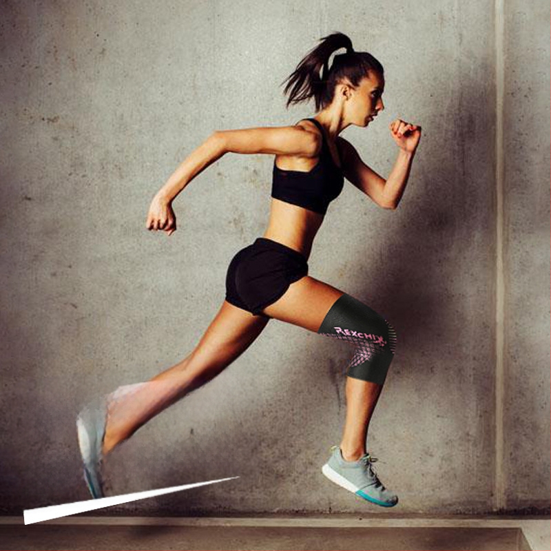 Novi sportski štitnici za koljena za muškarce i žene, silikonski, neklizajući, za čučanj i košarku, prozračni štitnici za koljena HX03