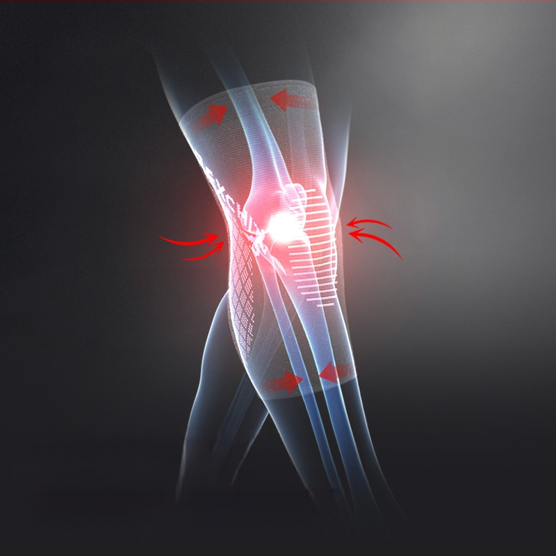 Novi sportski štitnici za koljena za muškarce i žene, silikonski, neklizajući, za čučanj i košarku, prozračni štitnici za koljena HX03