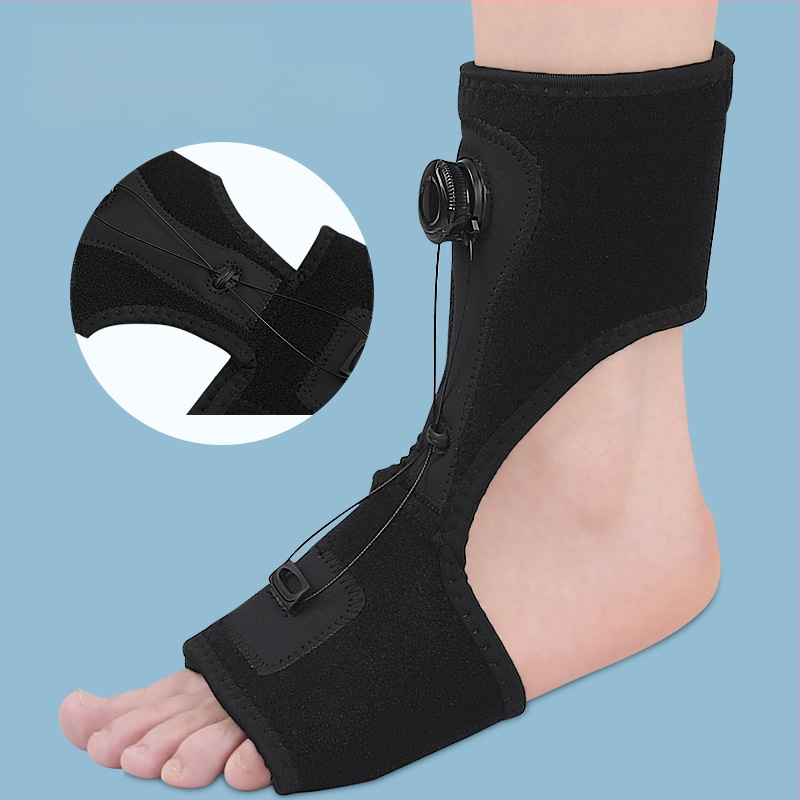 Jauns pogas formas pēdas balsts, fiksēta ortoze, plantāra fascija, pēdas atbalsts, šina, potītes fiksēts atbalsts, nakts šina