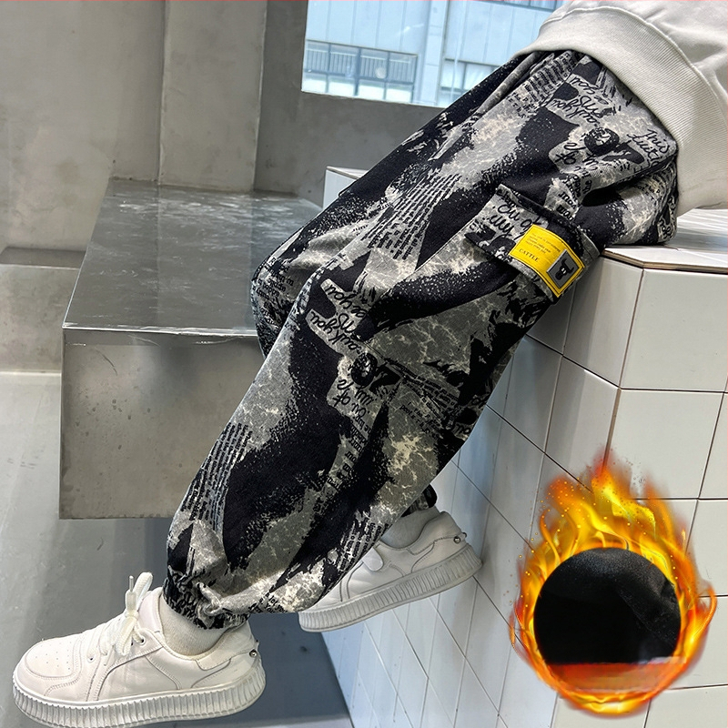 Dječje proljetne i jesenske hlače 2024. Nove hlače s oprugom, velike dječje maskirne dječje hlače za dječake, proljetni zapadnjački stil, ležerne hlače, moderne