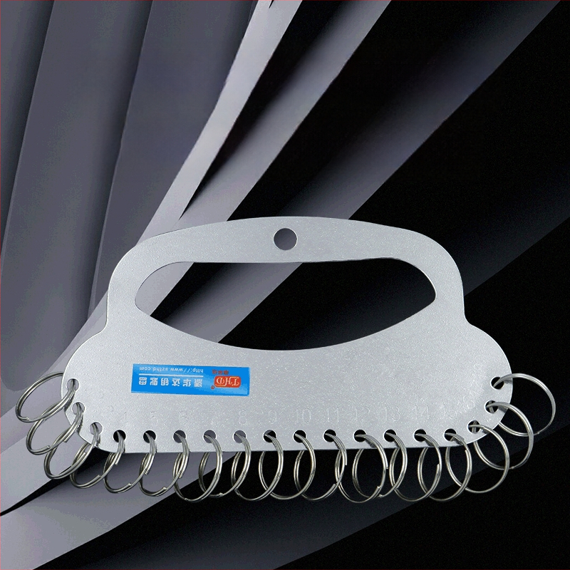 Sustorinto metalo raktų dėklo raktų žiedo laikymo žymėjimas raktų lentos klasifikavimo valdymas raktų žiedo sagties raktų kortelės virvelė