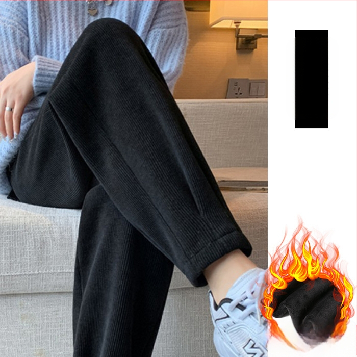 Панталони за бременни, есенни и зимни панталони с полар, евро памучни кадифени къси панталони, гащички, тесни прави панталони, панталони с качулка, пролетно и есенно облекло