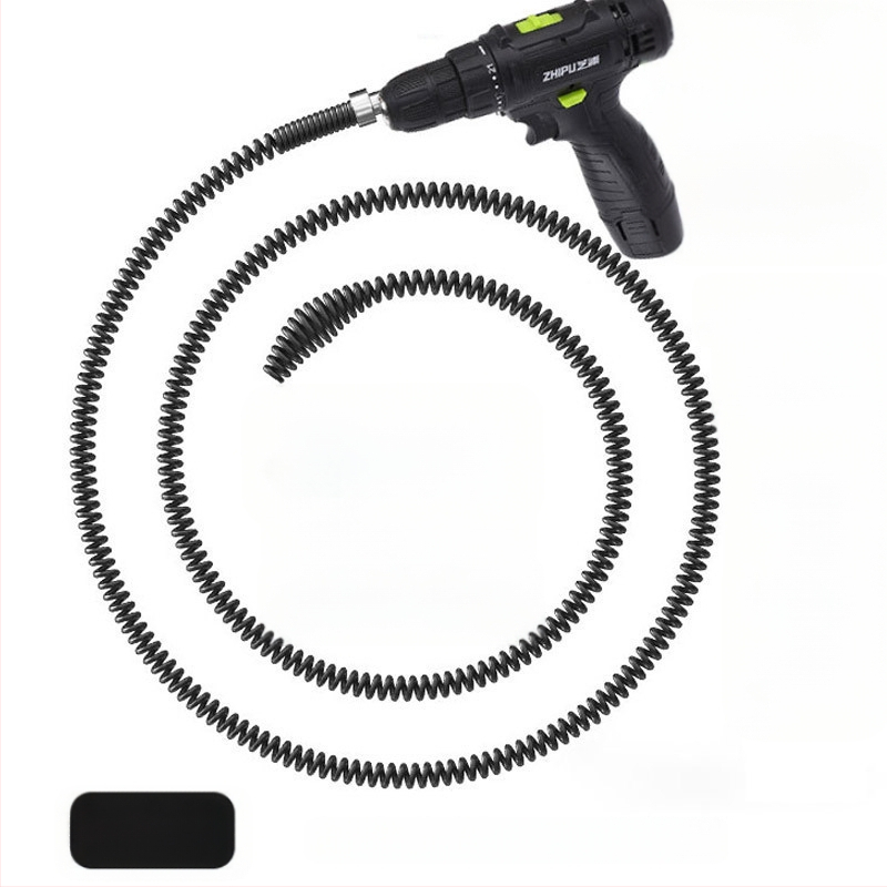 Gamyklinis tiesioginis buitinis elektrinis vamzdžių gilinimo įrenginys kanalizacijos įrankis plieninė viela virtuvės tualetas tualeto užsikimšimas