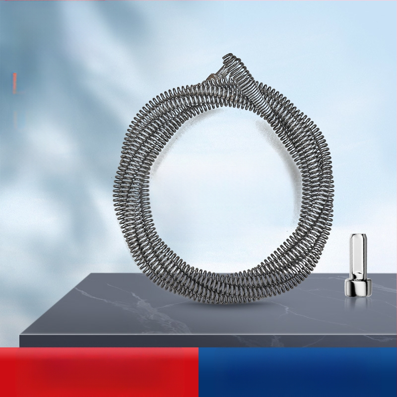 Gamyklinis tiesioginis buitinis elektrinis vamzdžių gilinimo įrenginys kanalizacijos įrankis plieninė viela virtuvės tualetas tualeto užsikimšimas