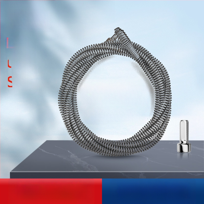 Gamyklinis tiesioginis buitinis elektrinis vamzdžių gilinimo įrenginys kanalizacijos įrankis plieninė viela virtuvės tualetas tualeto užsikimšimas