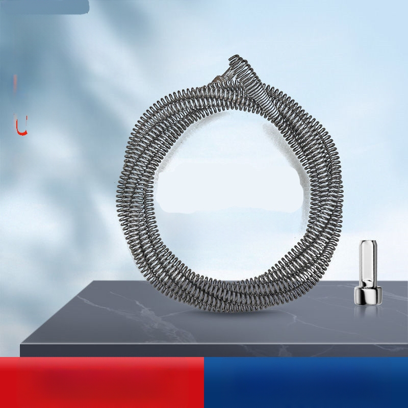 Gamyklinis tiesioginis buitinis elektrinis vamzdžių gilinimo įrenginys kanalizacijos įrankis plieninė viela virtuvės tualetas tualeto užsikimšimas