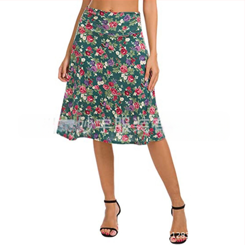 8816 Amazon AliExpress Ženska plisirana strukirana elastična rog suknja za jogu visokog struka