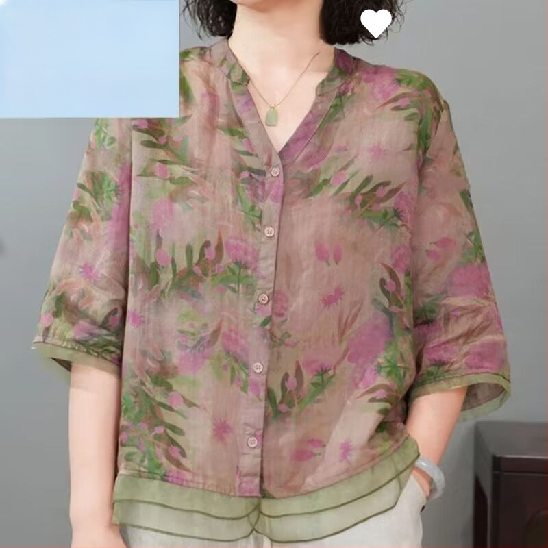 Luxusné letné nové dámske univerzálne módne ležérne letné tričko Top Retro štýl potlačené tričko Dámske malé tričko