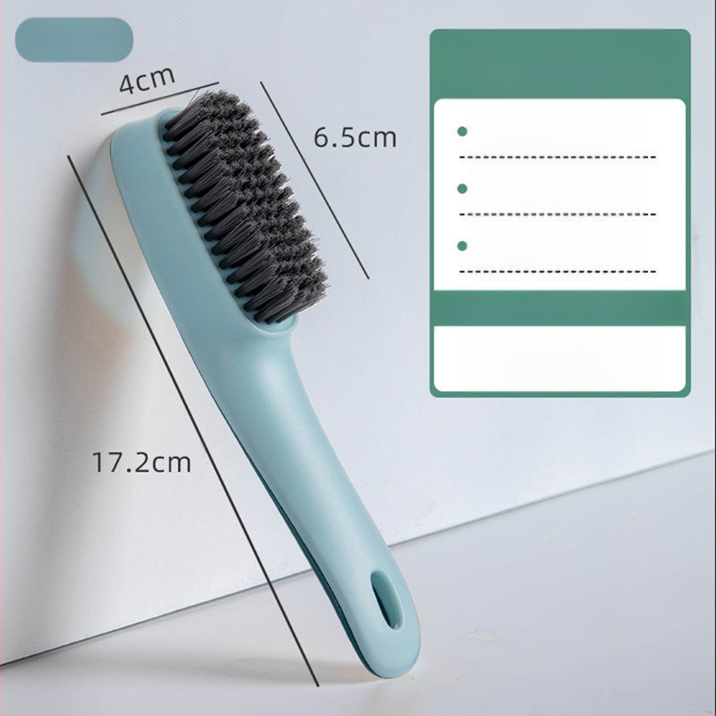 Kontrastkrāsas apavu birste Ziemeļvalstu stila veļas birste Mīksta birste Sadzīves apavu apģērbu tīrīšanas birste Apavu birste ar garu rokturi