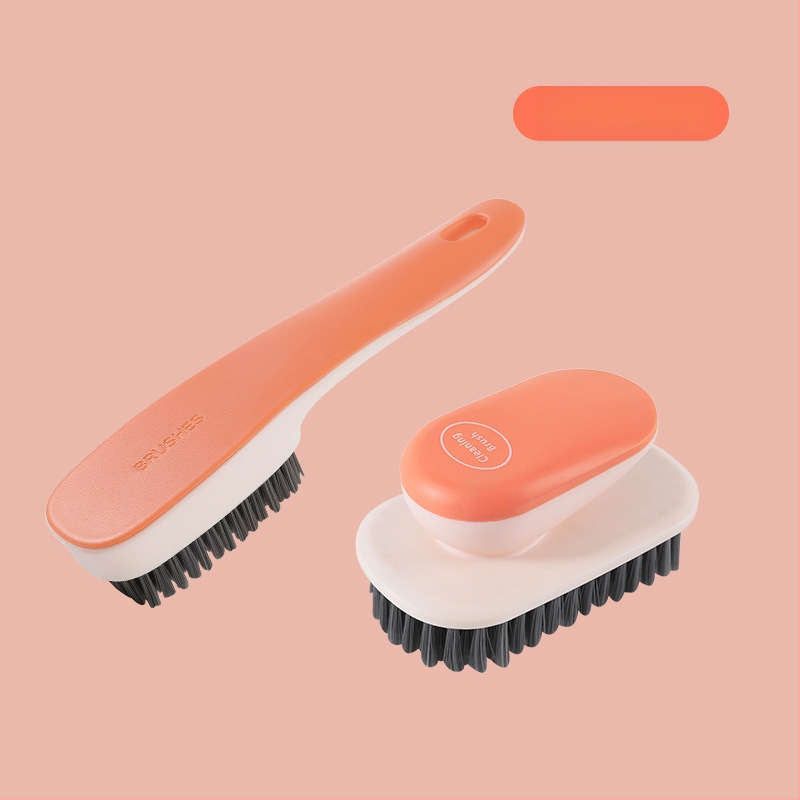 Kontrastkrāsas apavu birste Ziemeļvalstu stila veļas birste Mīksta birste Sadzīves apavu apģērbu tīrīšanas birste Apavu birste ar garu rokturi