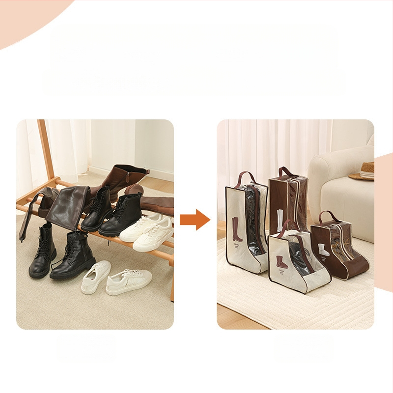 Tarpvalstybiniai buitiniai batai, drėgmei ir dulkėms atsparus batų laikymo krepšys, PVC neaustinis patogus batų ir batų krepšys