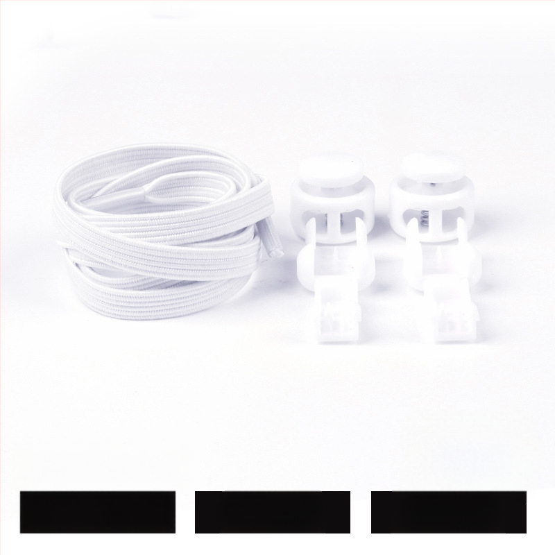 Meeste ja naiste laisad kingapaelad, laste elastsed lipsuvabad tossud, väikesed valged kingad, lipsuvaba köis, moodne pandla elastne isiksus