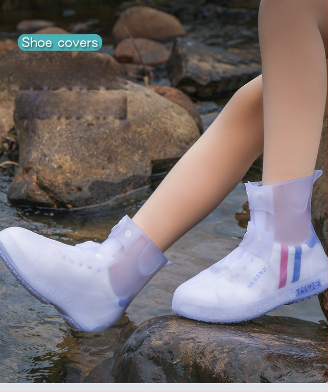 Suaugusiųjų batų užvalkalas lietingai dienai, vandeniui atsparus batų užvalkalas, lietaus nepraleidžiantis, lauko, atsparus lietui, atsparus smėliui, sustorintas, atsparus dilimui, atsparus batų užvalkalas sniegui