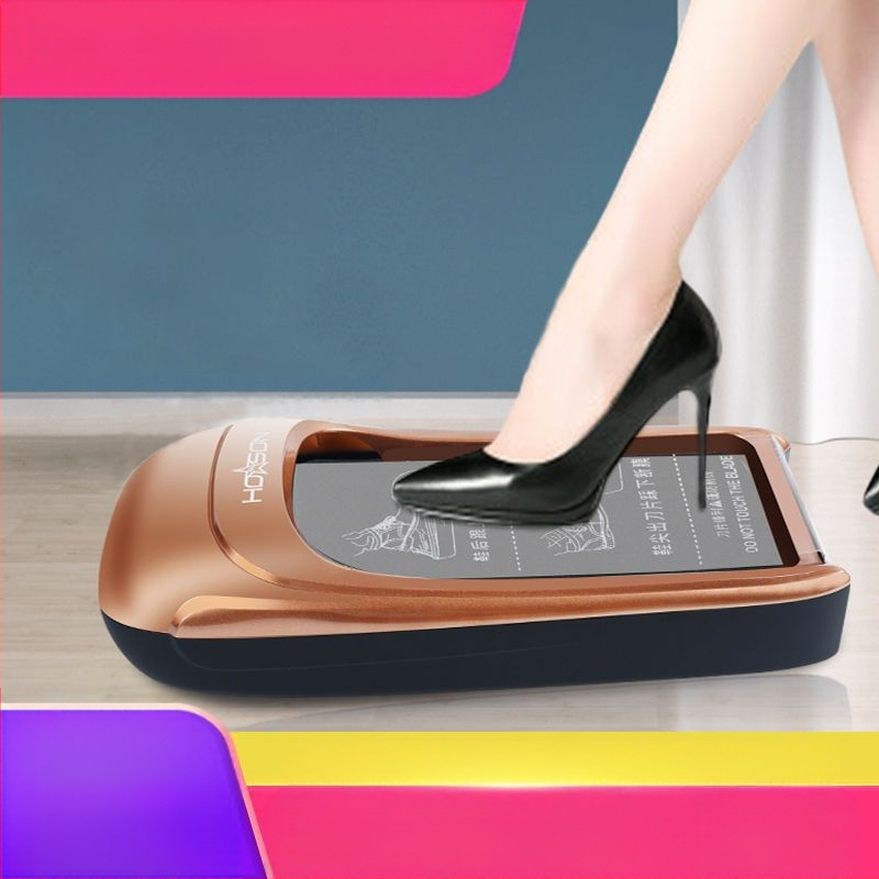 Elektriskā apavu pārvalku mašīna, mājsaimniecības pilnībā automātiska jauna viedā apavu plēves mašīna, vienreizlietojama iekštelpu pēdu pārvalku mašīna