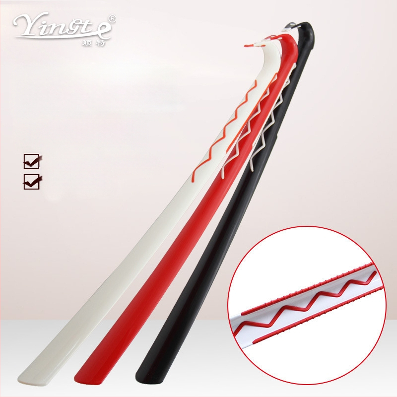 Yingte rasedate naiste kingasarvejalats, plastikust, pika käepidemega, et kanda kingi abi küsimata, kingatõstuk, hotellitarbed, kodune igapäevane kasutamine