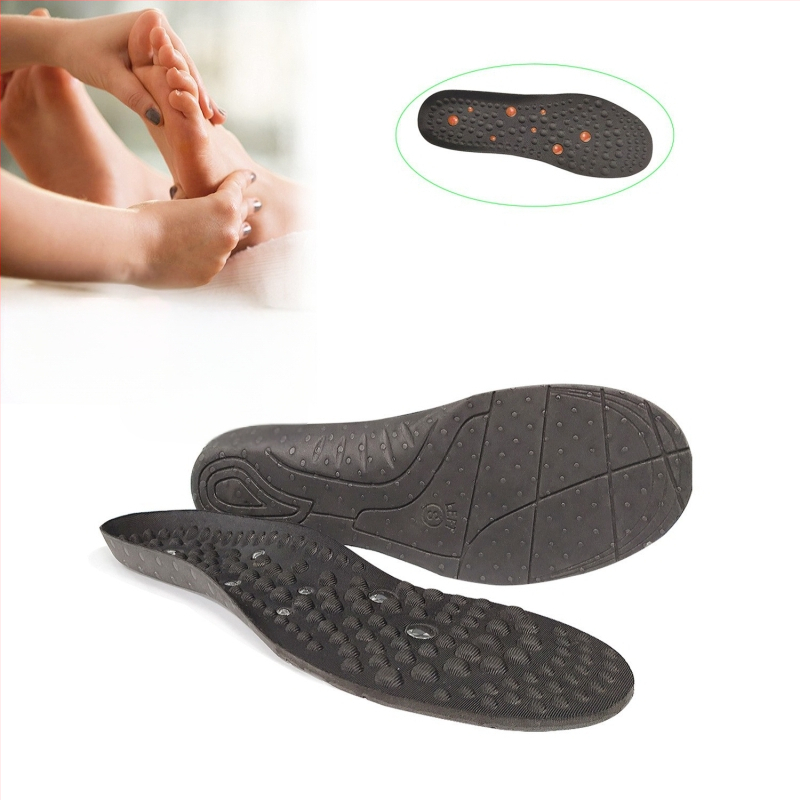 Läbipaistev magnetiline sisetald meestele hingav sisetald jooksuspordi lööke neelav massaažisisetald naistele sabatav magnetiline teraapia sisetald