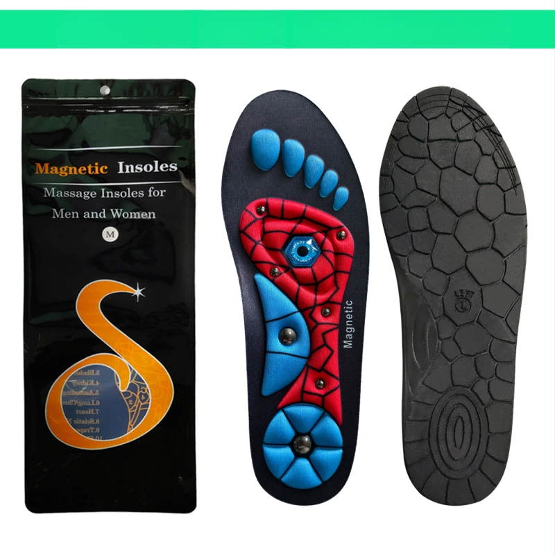 Läbipaistev magnetiline sisetald meestele hingav sisetald jooksuspordi lööke neelav massaažisisetald naistele sabatav magnetiline teraapia sisetald