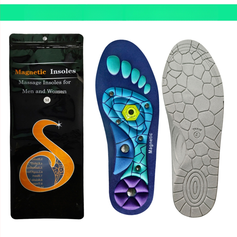 Läbipaistev magnetiline sisetald meestele hingav sisetald jooksuspordi lööke neelav massaažisisetald naistele sabatav magnetiline teraapia sisetald