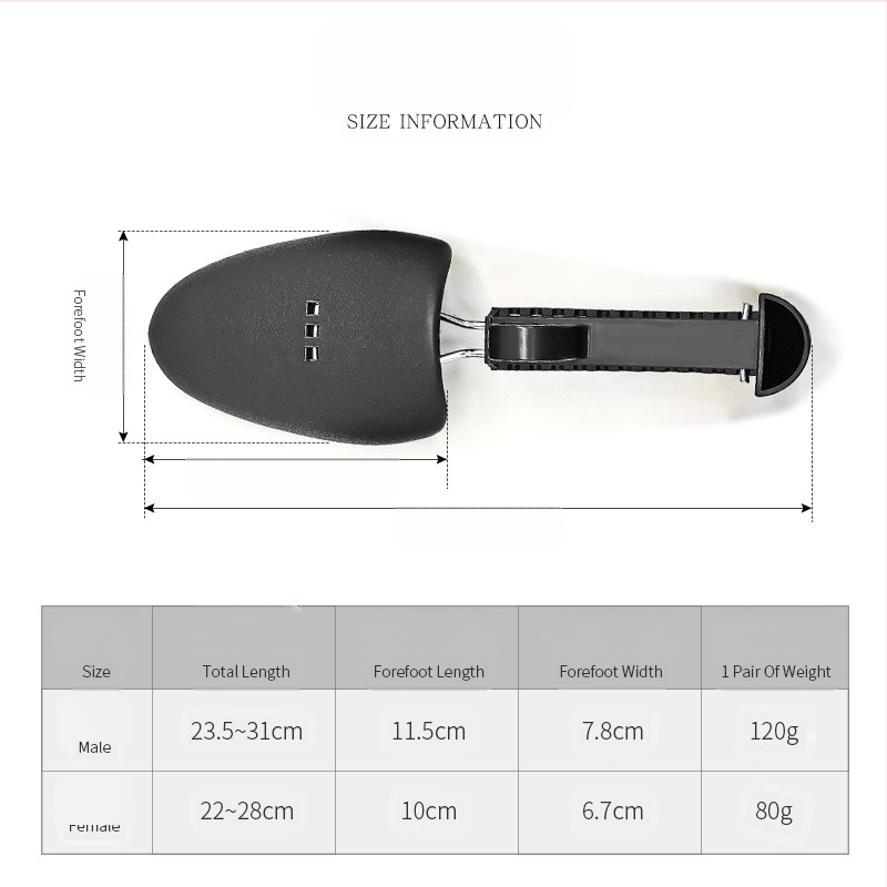 Plastikiniai reguliuojami batų temptuvai Plastikinių batų temptuvų gamintojas Vyrams ir moterims skirti plastikiniai reguliuojami batų temptuvai Plastikiniai reguliuojami batų temptuvai