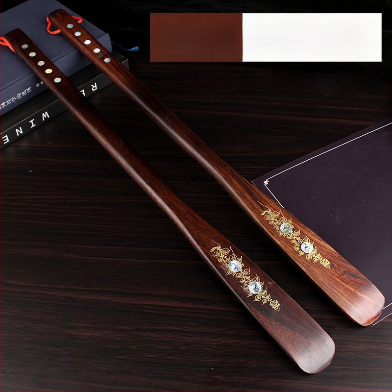 Търговия на едро с махагонови занаяти, дълги дървени обувки, печат на обувки с дълга дръжка, повдигане на обувки от абанос, екстракция на домакински обувки