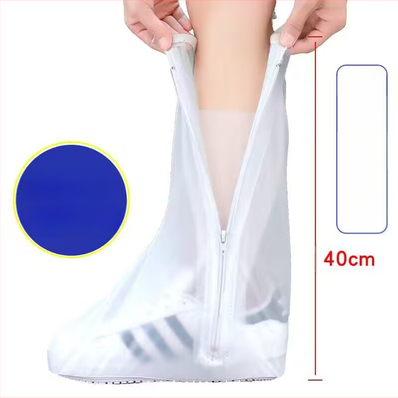 PVC vandeniui atsparūs batai su vandeniui atspariu sluoksniu, unisex, aukšti vamzdžiai, kelioniniai batai, sustorinti, neslystantys, atsparūs lietui, didmeninė prekyba