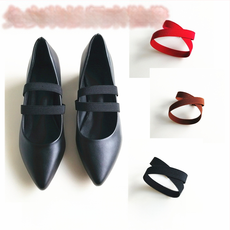 Aukštakulniai bateliai be kulno, raištelių rinkinys, moteriški elastiniai batų raišteliai, raišteliai be kulno, surišami, elastingi, universalūs