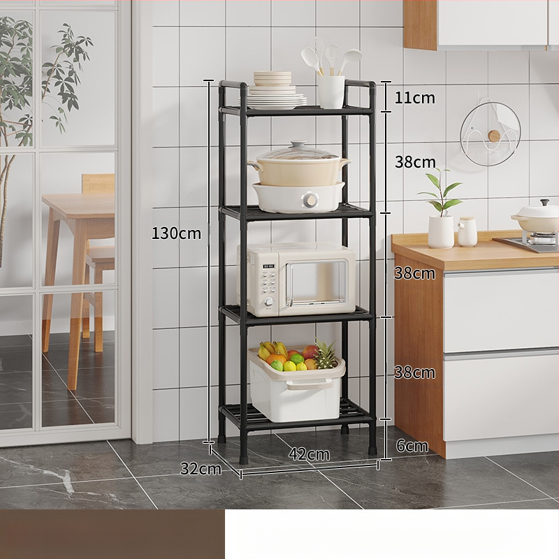 Köögi hoiuriiul Hoiupottide riiul Põrandal seisev mitmekihiline hoiuriiul Köögispetsiaalne pottide teisaldatav köögiviljariiul