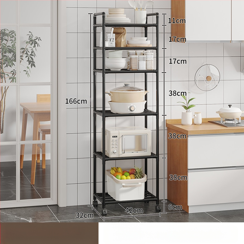 Köögi hoiuriiul Hoiupottide riiul Põrandal seisev mitmekihiline hoiuriiul Köögispetsiaalne pottide teisaldatav köögiviljariiul