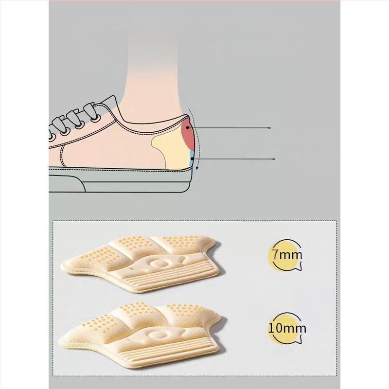 Kinga kontsakleebis Kulumisvastane jala kukkumisvastane kontsa kokkutõmbumisvastane poolsuuruses padi Reguleeritav suurus Sportlikud kõrge kontsaga kingad Kingad Suur muutus Väike artefakt
