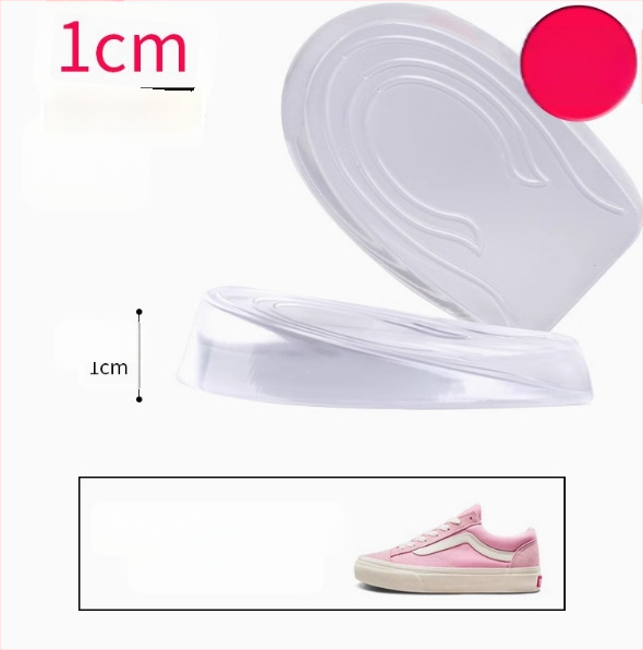 Läbipaistev silikoonist kõrgendav sisetald, nähtamatu kannapadja kõrgendav poolpadja, libisemiskindel internetikuulsuste meeste ja naiste sisetalla tootja