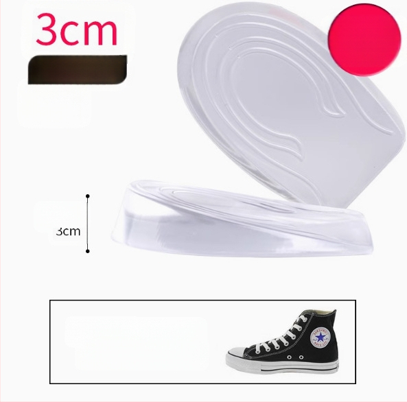 Läbipaistev silikoonist kõrgendav sisetald, nähtamatu kannapadja kõrgendav poolpadja, libisemiskindel internetikuulsuste meeste ja naiste sisetalla tootja