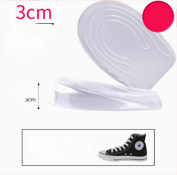 Läbipaistev silikoonist kõrgendav sisetald, nähtamatu kannapadja kõrgendav poolpadja, libisemiskindel internetikuulsuste meeste ja naiste sisetalla tootja