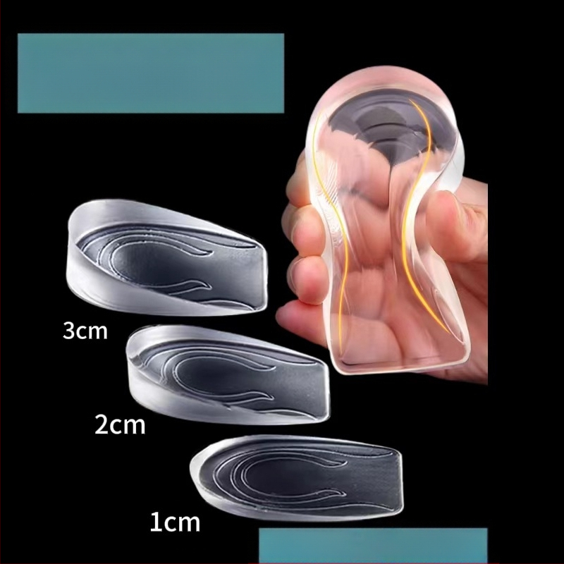 Läbipaistev silikoonist kõrgendav sisetald, nähtamatu kannapadja kõrgendav poolpadja, libisemiskindel internetikuulsuste meeste ja naiste sisetalla tootja