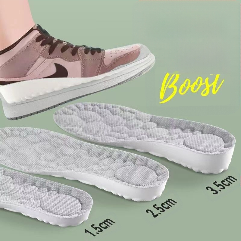 Astuge väljaheitetunnet suurendav sisetald meestele superpehme lööke neelav sisetald suurenenud naiste spordi õhkpadjaga deodorant hingav hulgimüük