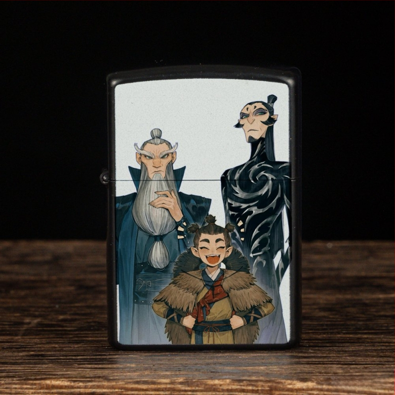 „Nezha“ periferinis žibalinis žiebtuvėlis, retro, kūrybingas, mažas, metalinis, vėjui atsparus, klasikinio stiliaus žiebtuvėlis, dovana