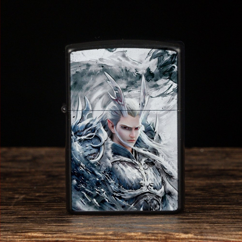 „Nezha“ periferinis žibalinis žiebtuvėlis, retro, kūrybingas, mažas, metalinis, vėjui atsparus, klasikinio stiliaus žiebtuvėlis, dovana