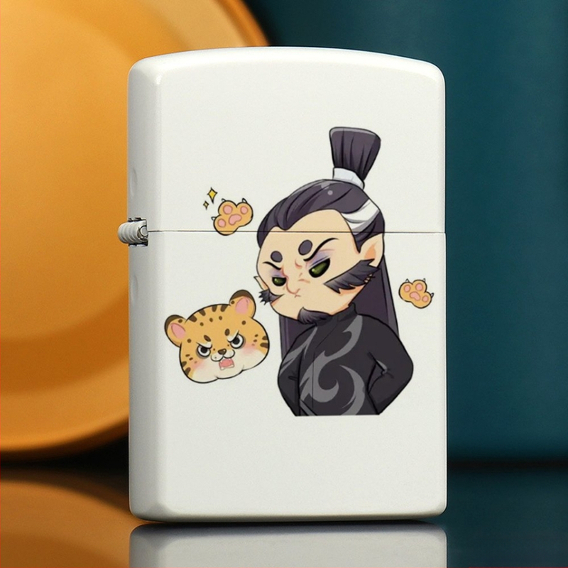 „Nezha“ periferinis žibalinis žiebtuvėlis, retro, kūrybingas, mažas, metalinis, vėjui atsparus, klasikinio stiliaus žiebtuvėlis, dovana