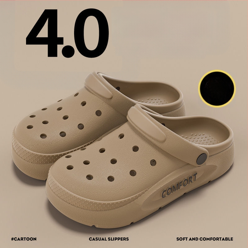 Pantofi de plajă antiderapanți pentru bărbați, vară, sport, respirabil, rezistent la miros, cu fund gros, sandale pentru bărbați