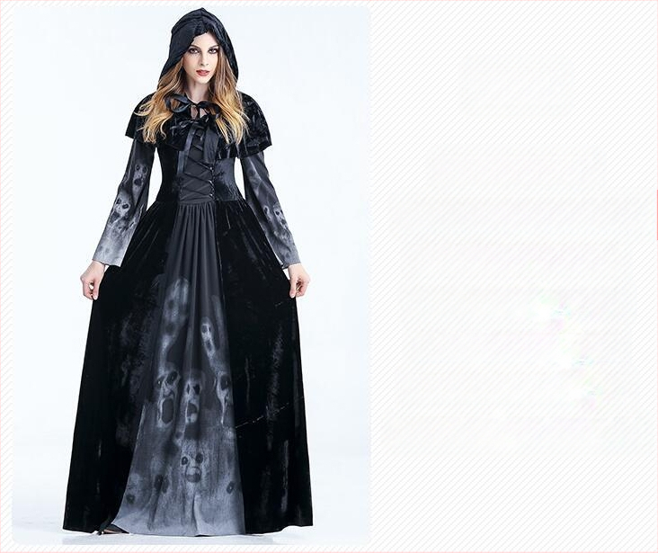 Halloweeni kostüüm, Cos Suit, vampiir, nõid, kuradikostüüm, vampiiri kostüüm, kleit