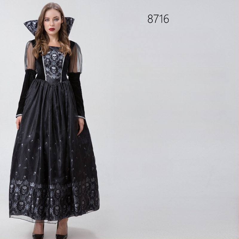 Halloweeni kostüüm, Cos Suit, vampiir, nõid, kuradikostüüm, vampiiri kostüüm, kleit