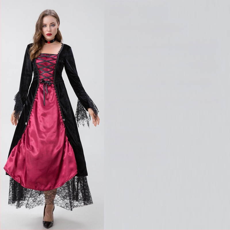 Halloweeni kostüüm, Cos Suit, vampiir, nõid, kuradikostüüm, vampiiri kostüüm, kleit