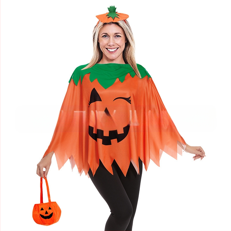 Uus Halloweeni keep Cosplay Cosplay lavapeo etenduse pühade kostüüm kõrvitsakaep